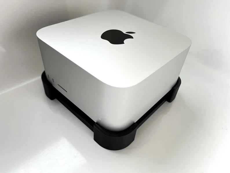 Azoth Mac Studio and Mac mini Stand, 3 cm Height, Anti-Slide